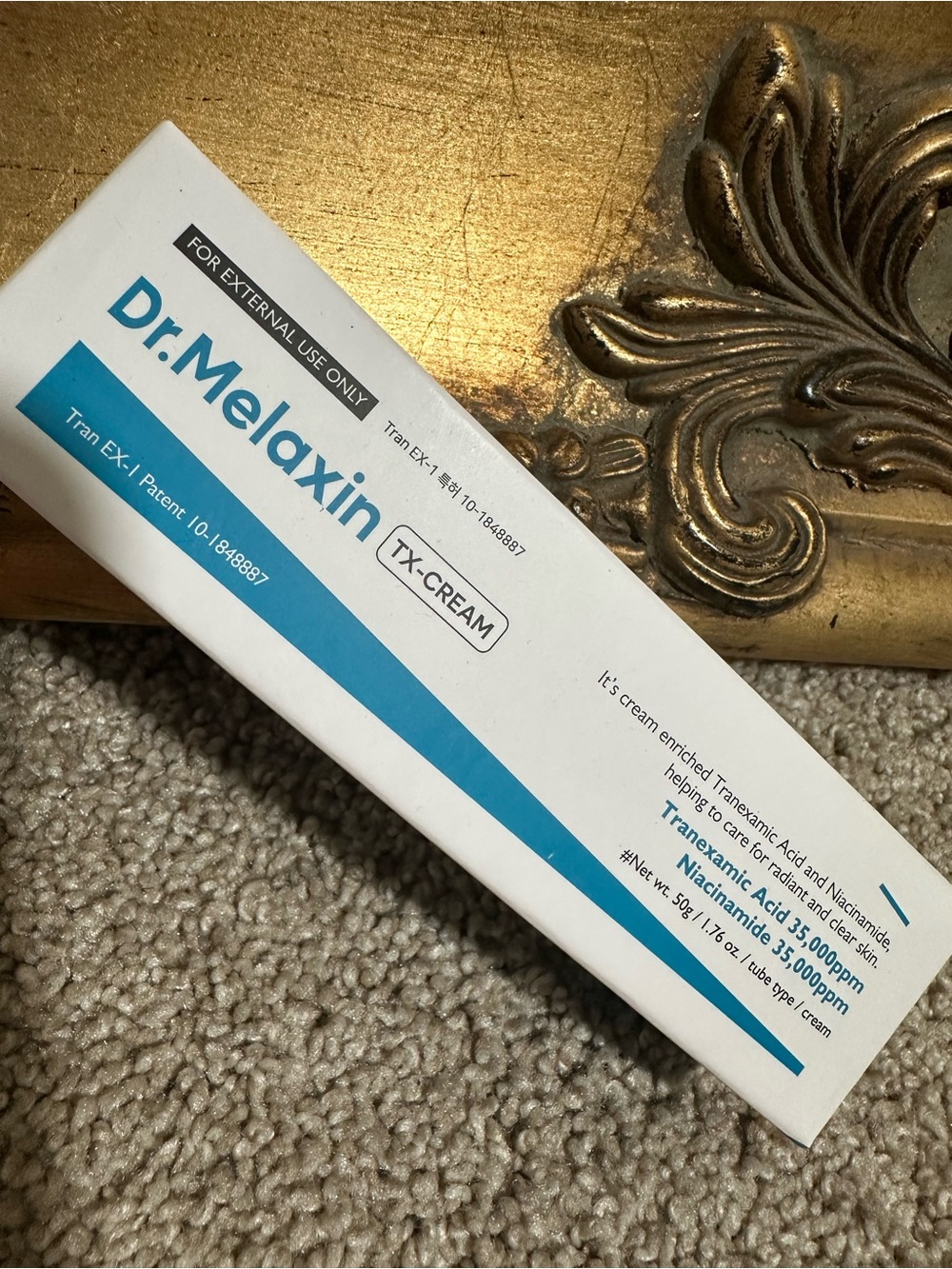 New In Box Dr.Melaxin TX-Cream Tranexamic Acid Niacinamide 1.76 oz $29